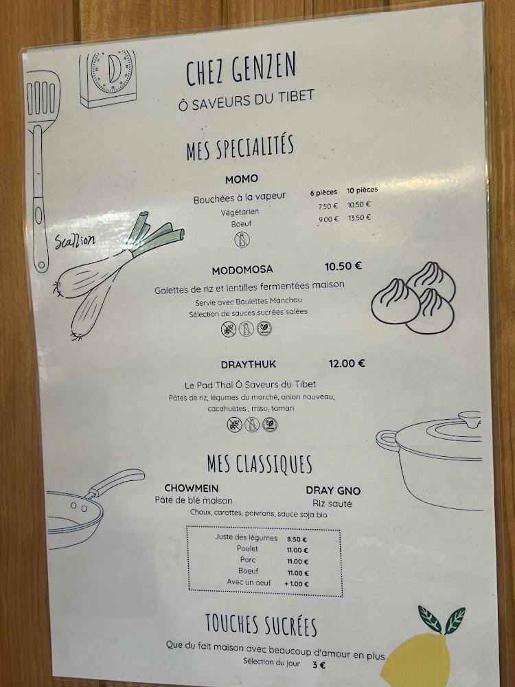 Ô Saveurs du Tibet - Menu Image 3